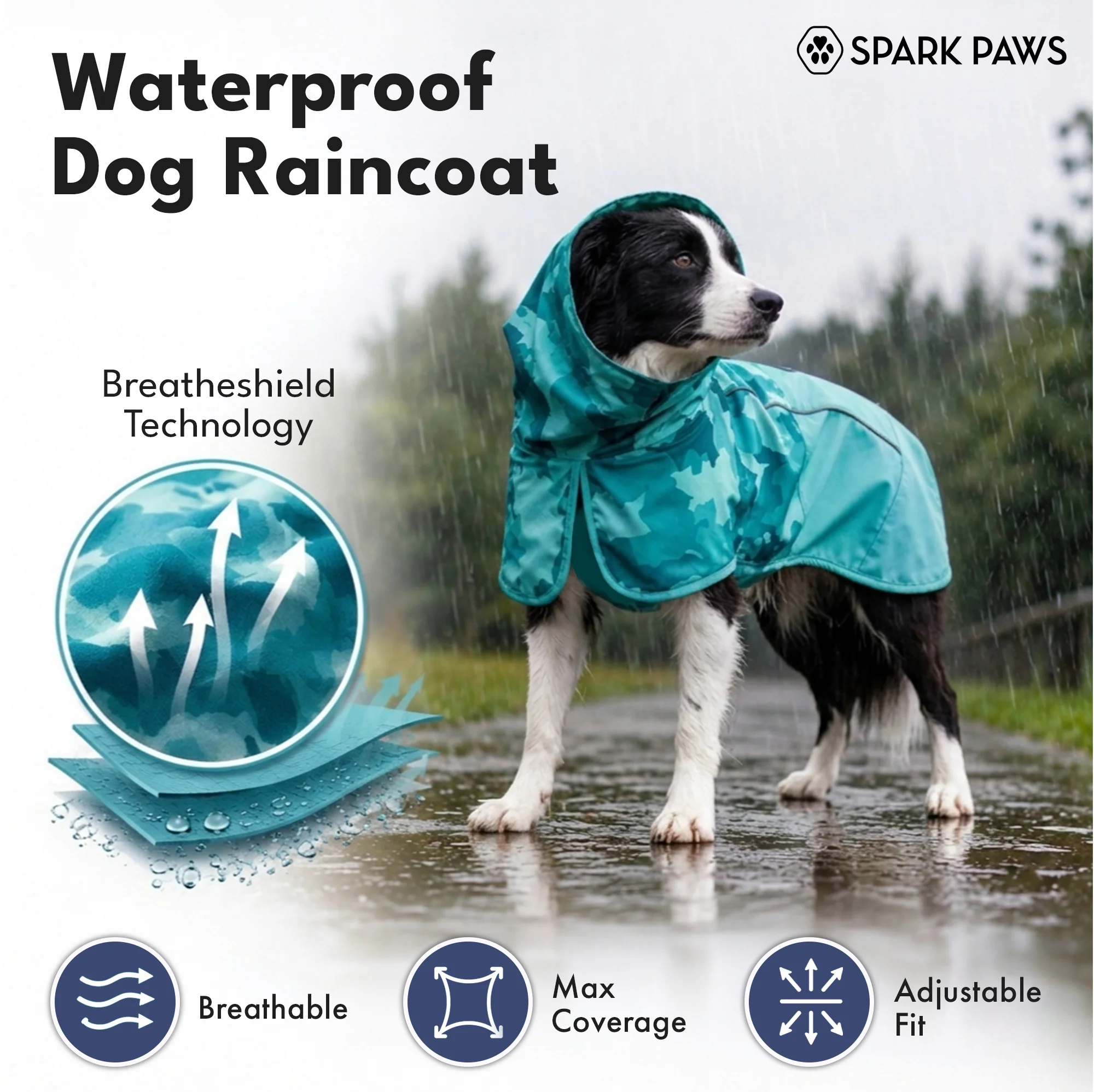 Breatheshield™ Dog Raincoats - Image 109