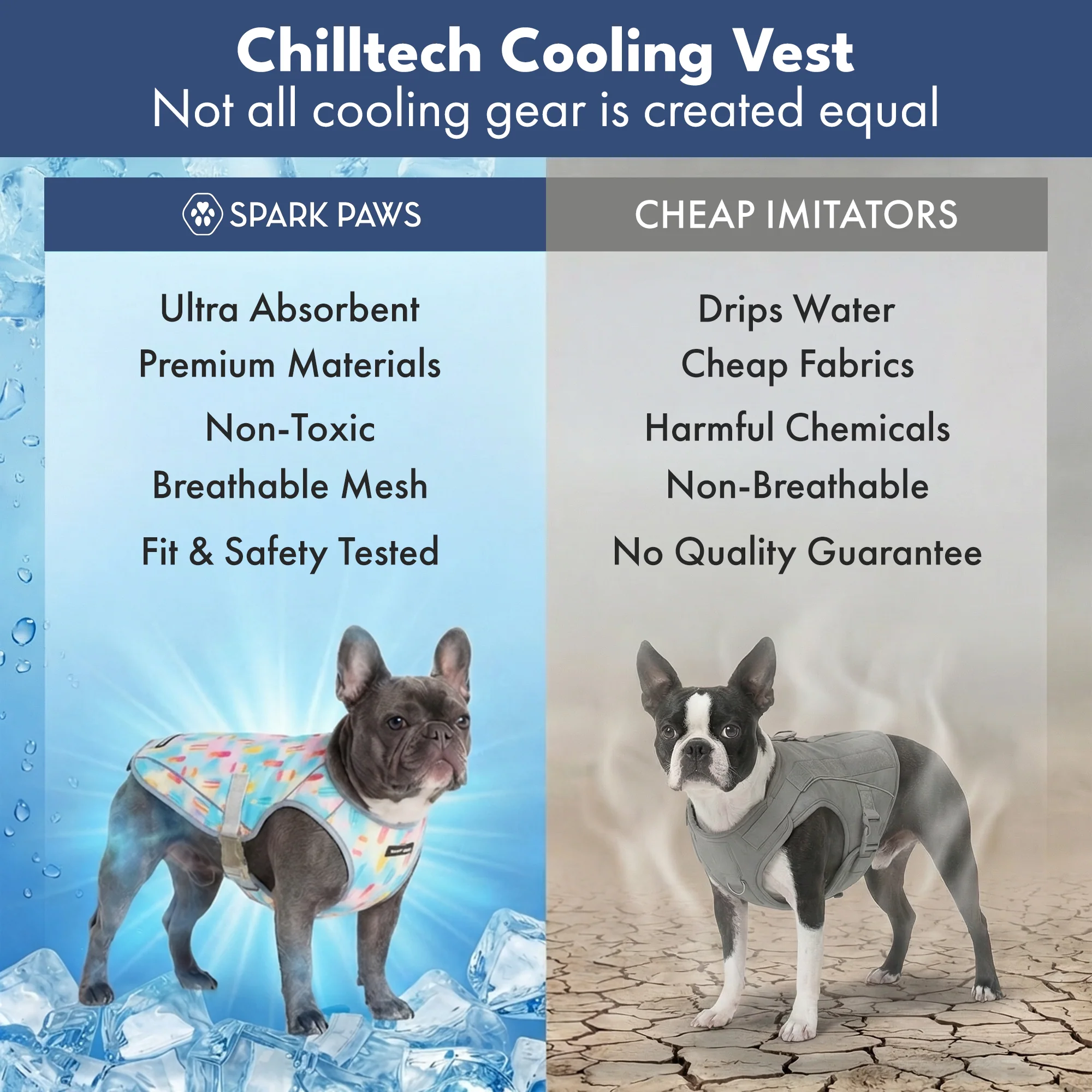 Dog Cooling Vest (2-pack) - Popsicles & Watermelon - Image 5