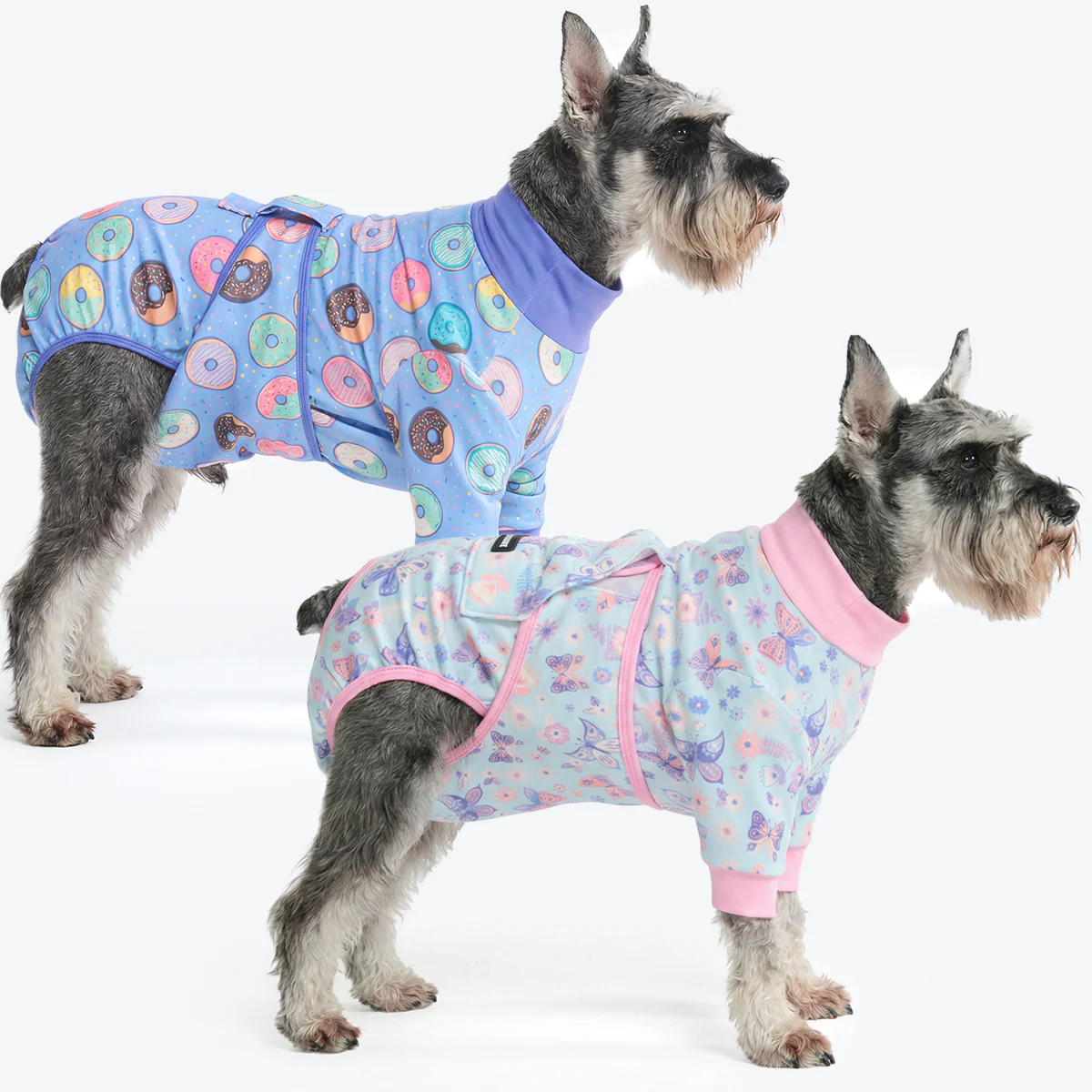 Dog Surgical Suit (2-pack) - Butterfly and Donuts - Image 3