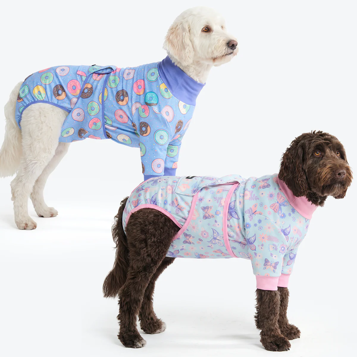 Dog Surgical Suit (2-pack) - Butterfly and Donuts - Image 4
