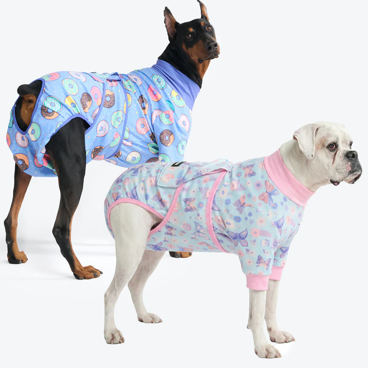 Dog Surgical Suit (2-pack) - Butterfly and Donuts - Image 5
