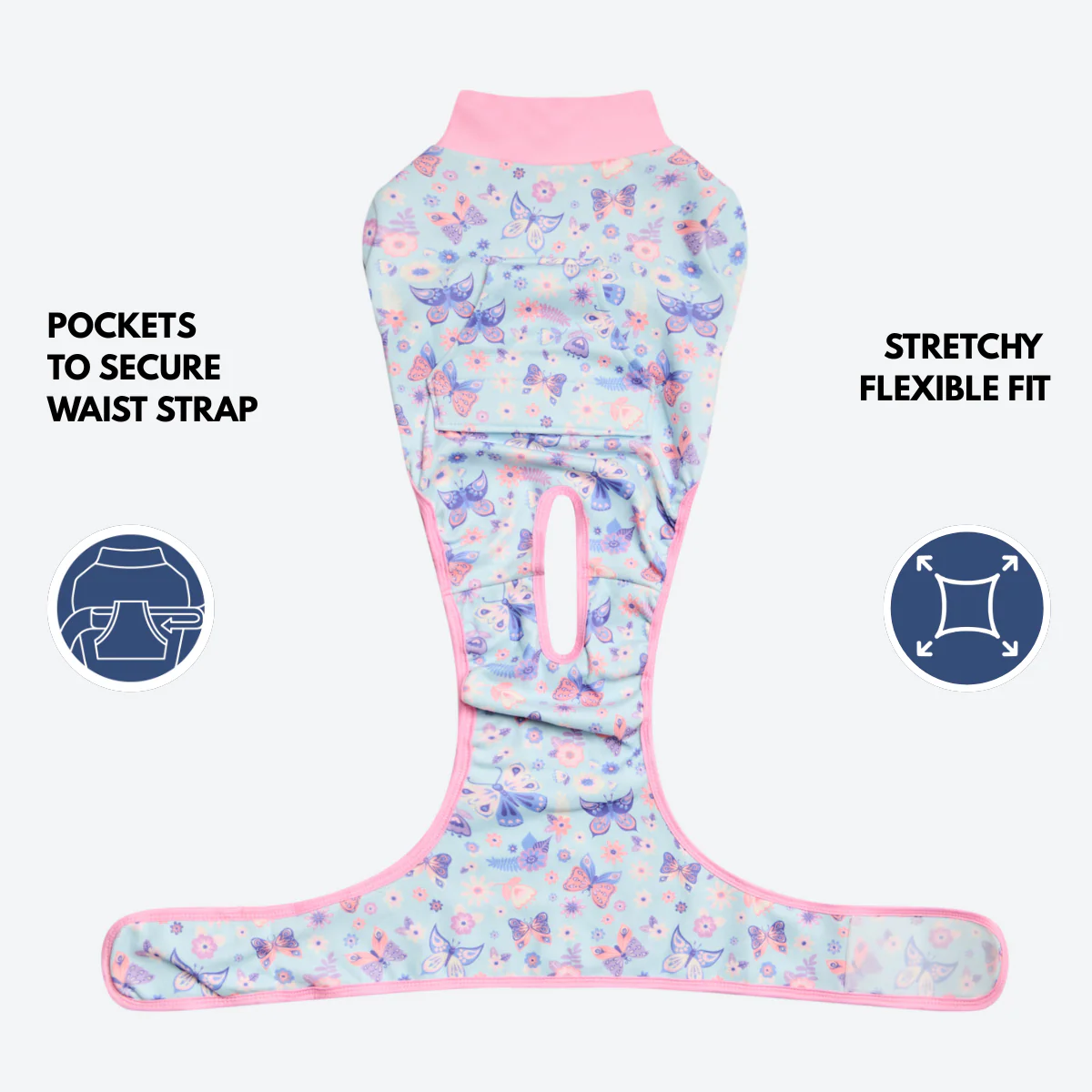 Dog Surgical Suit (2-pack) - Butterfly and Donuts - Image 9