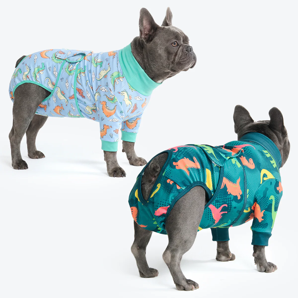 Dog Surgical Suit (2-pack) - Dinosaurs and Dragons - Image 4
