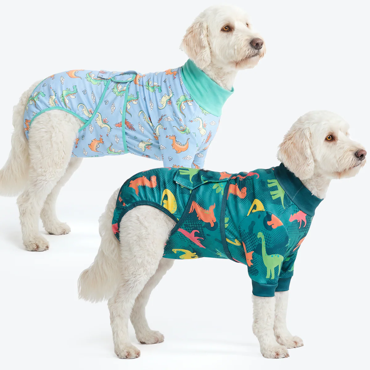 Dog Surgical Suit (2-pack) - Dinosaurs and Dragons - Image 5