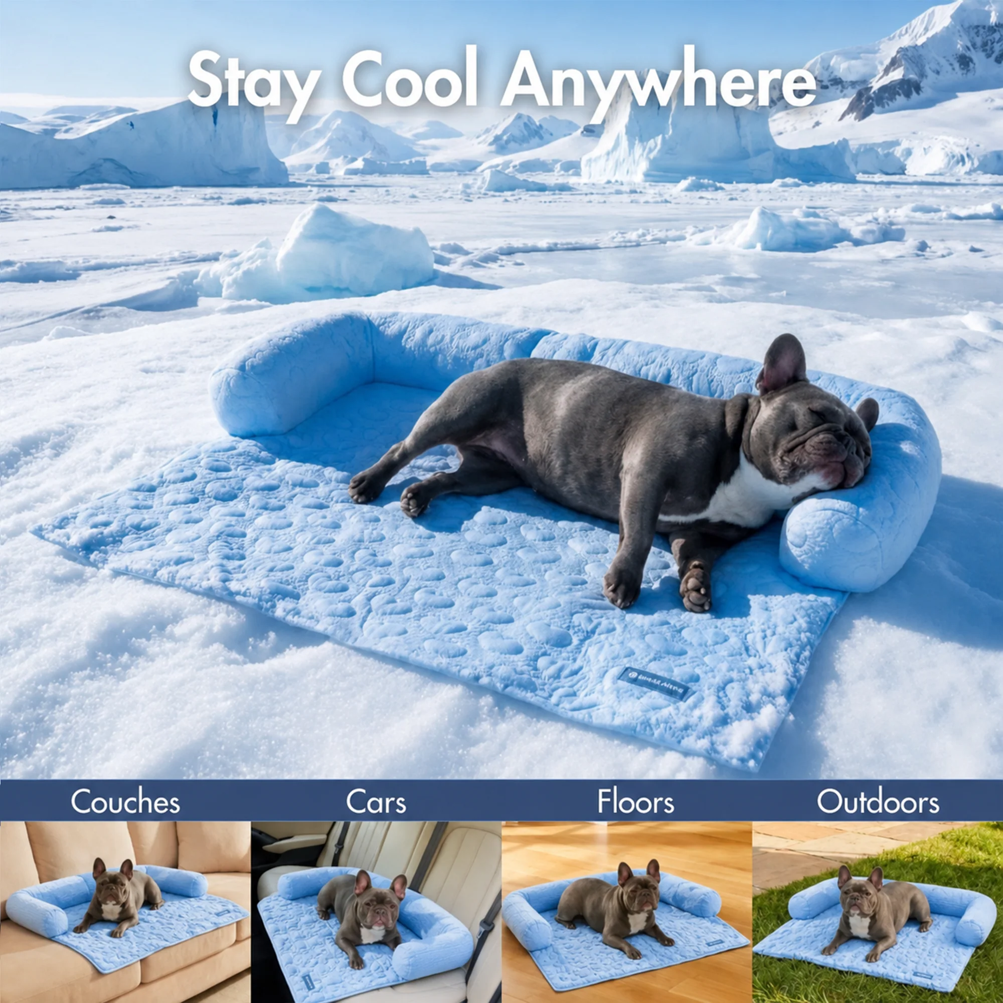 Frostcore™ Cooling Couch Cover Dog Bed and Cooling Mat Sets - Image 24