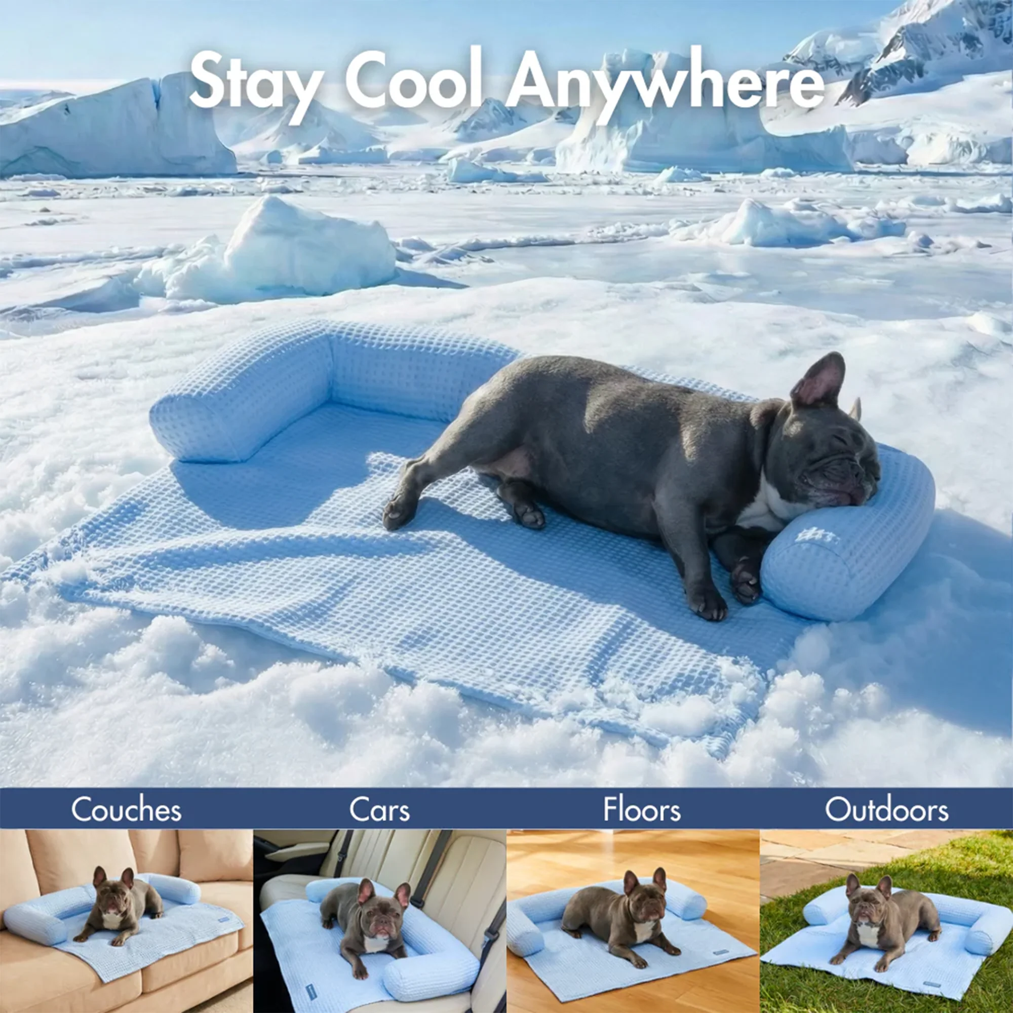 Frostcore™ Cooling Couch Cover Dog Bed and Cooling Mat Sets - Image 18