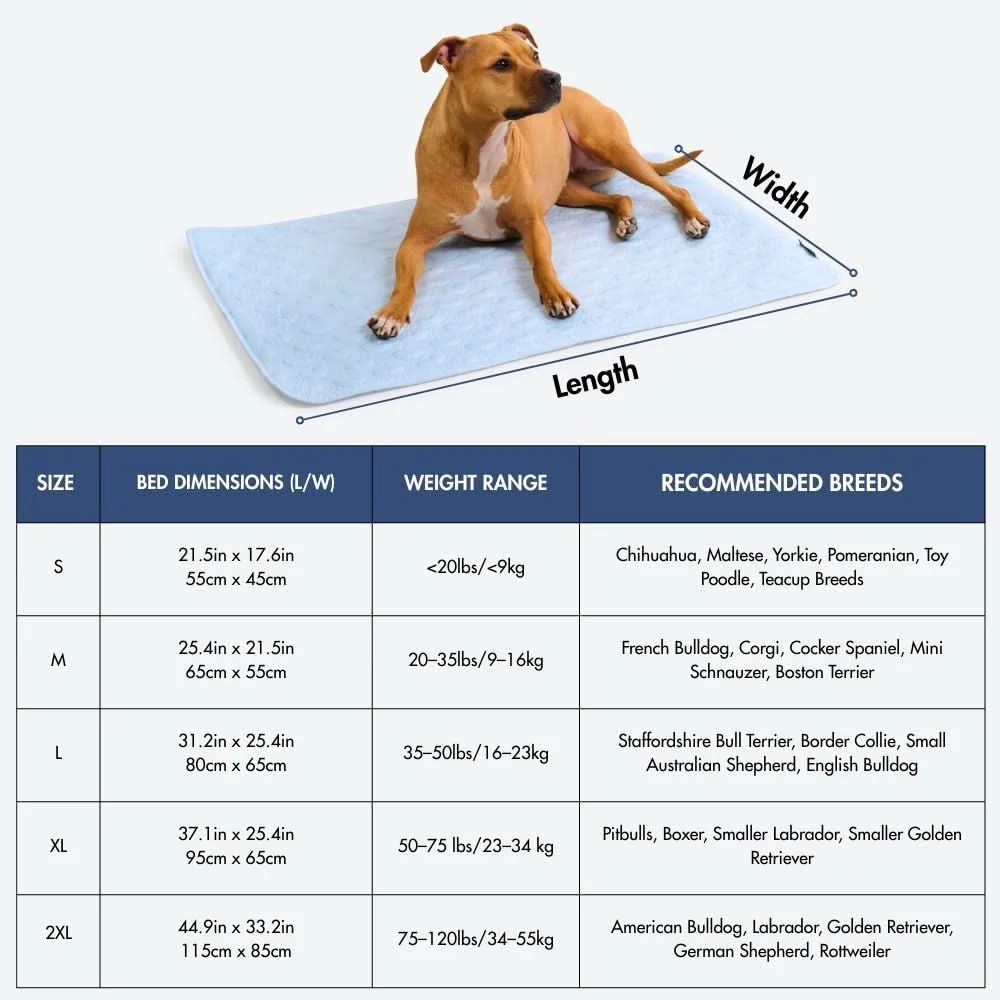 Frostcore™ Cooling Mat - Hearts Blue (2) - Image 9