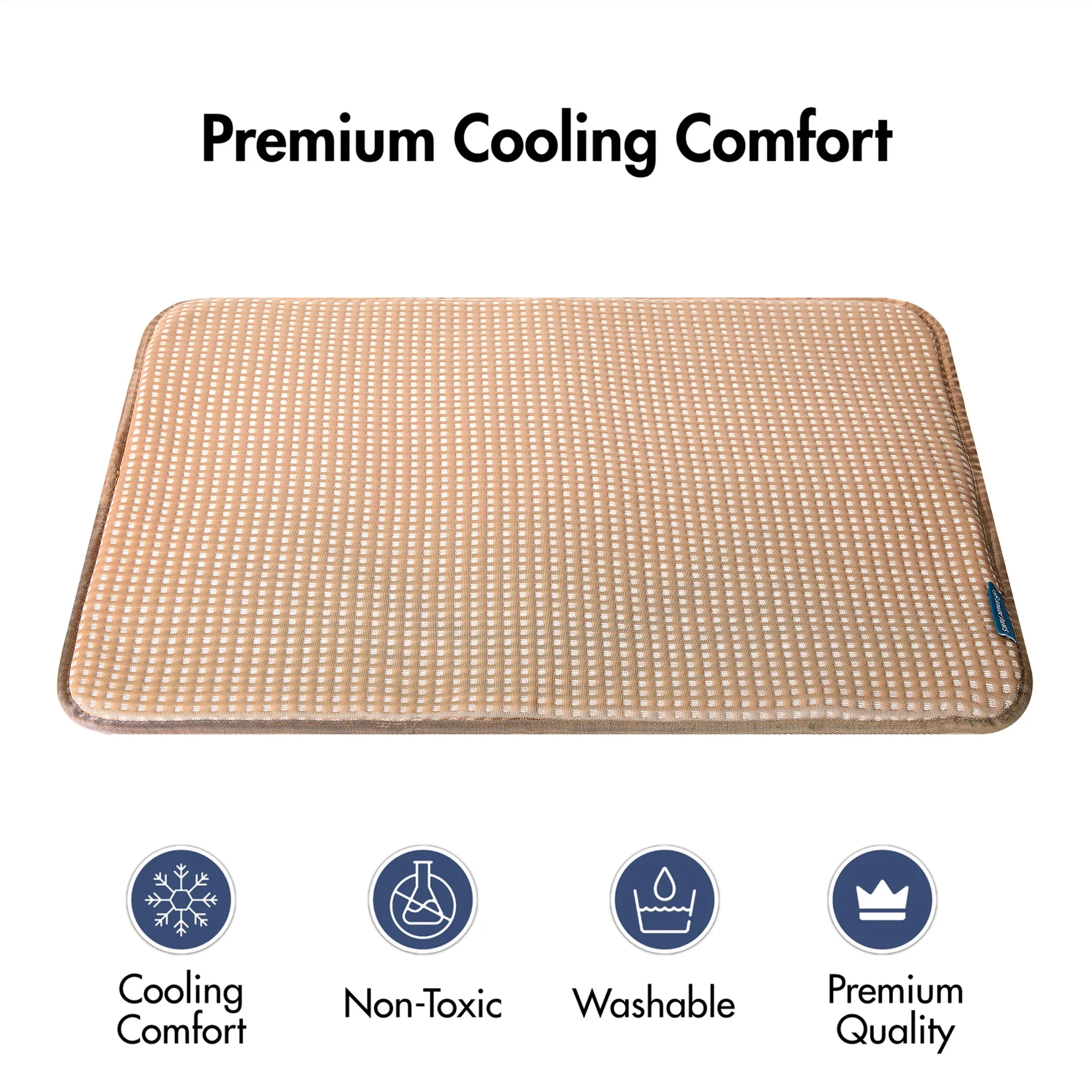 Frostcore™ Cooling Mat - Waffle Brown - Image 6